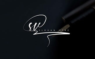 Creative Photography SV Letter Logo Design
