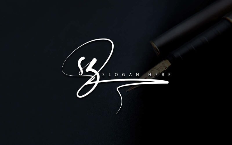 Creative Photography SZ Letter Logo Design Logo Template