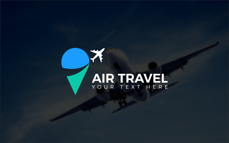 Branding Air Travel Logo presentation, airplane logo Logo Template