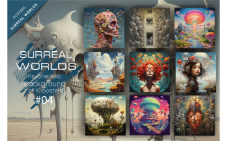 Bundle Surreal worlds 04. Psychedelic.