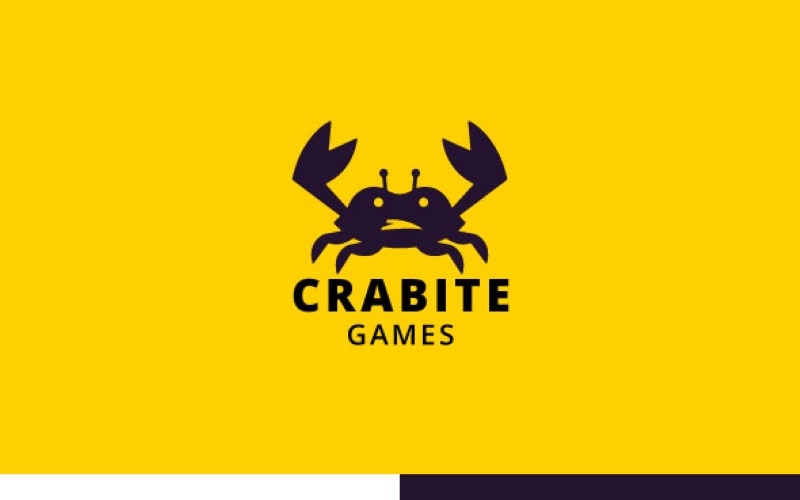Crabite - Crab Modern Game Studio Logo Logo Template