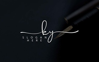 Creative Photography KY Letter Logo Design