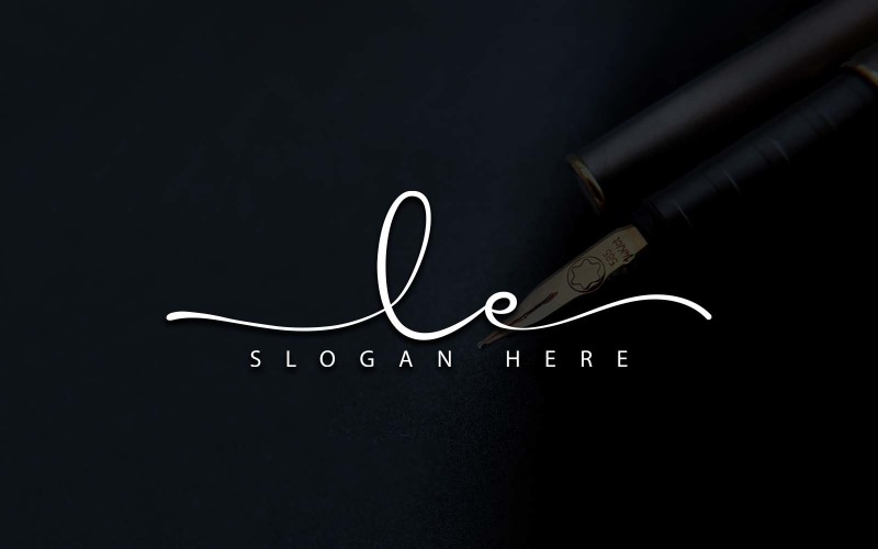 Creative Photography LE Letter Logo Design Logo Template