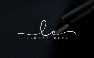 Creative Photography LE Letter Logo Design