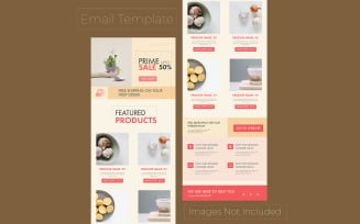 Fashion Product Promotion Email Newsletter Template