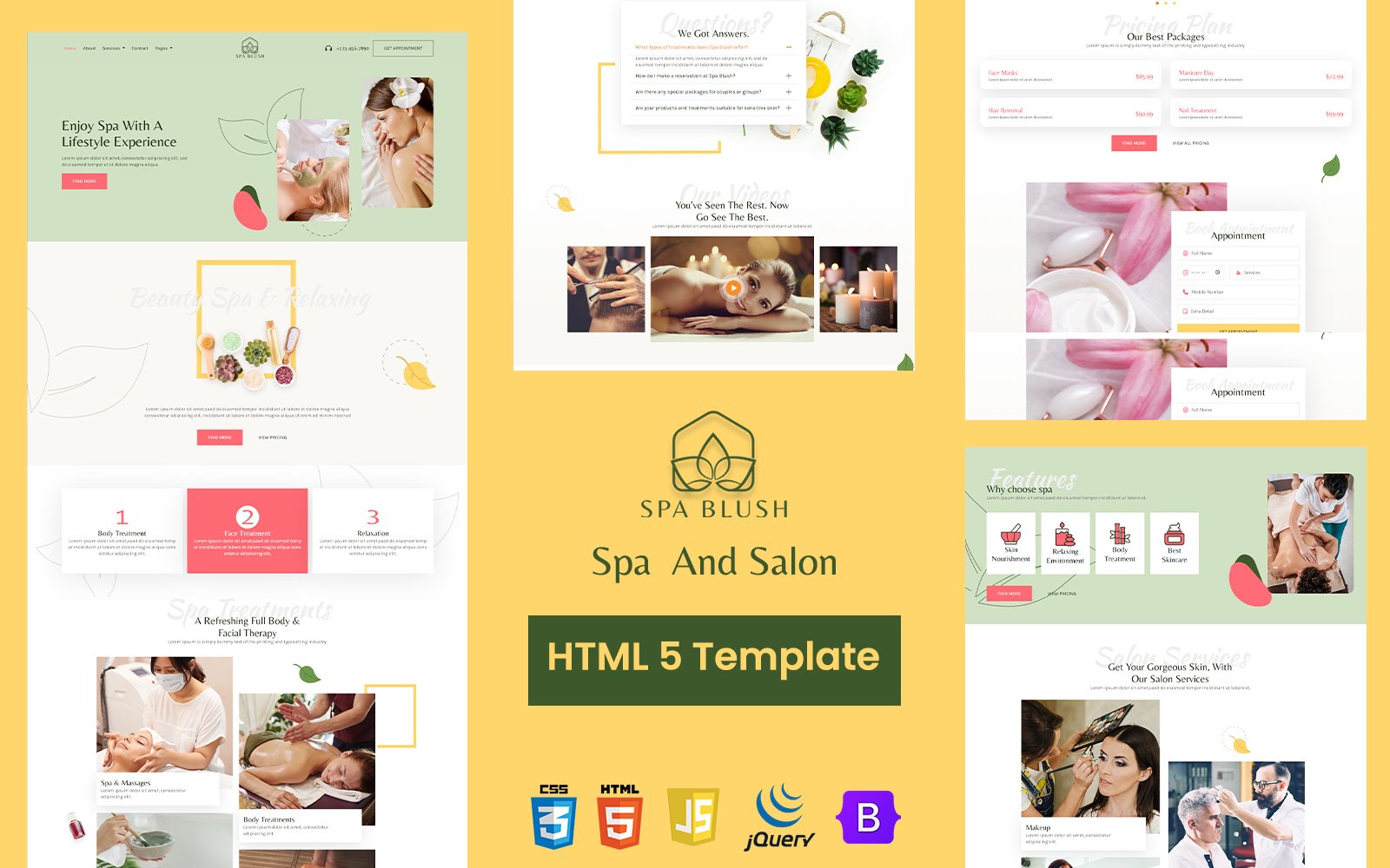Template #361790 Beauty Parlor Webdesign Template - Logo template Preview