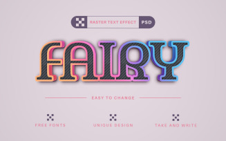 Fairy - Editable Text Effect, Font Style