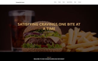 HungryHurricane | Resturent Landing Page Temaplate