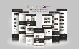 InspiroGraph - Premium Digital Agency Elementor Template kit