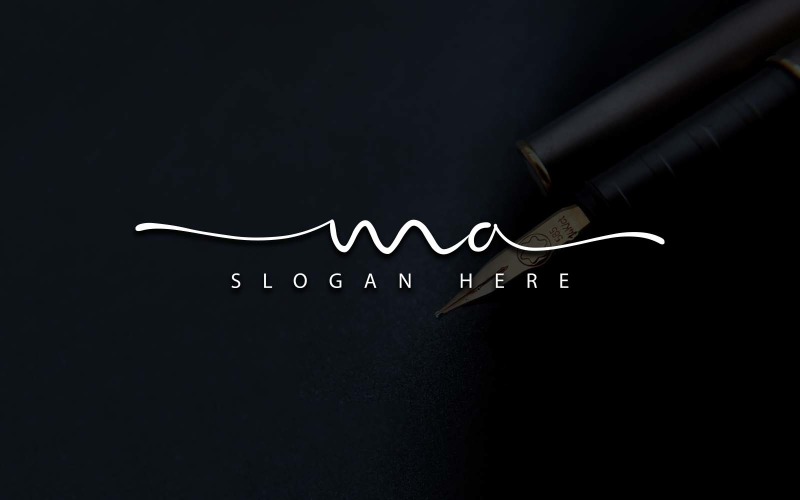 Creative Photography MA Letter Logo Design Logo Template