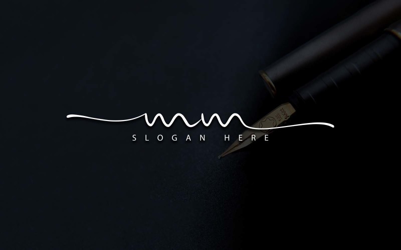 Creative Photography MM Letter Logo Design Logo Template