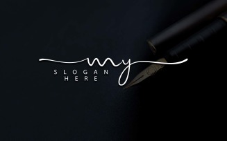Creative Photography MY Letter Logo Design
