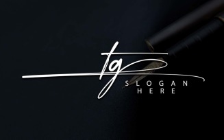 Creative Photography TG Letter Logo Design