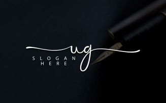 Creative Photography UG Letter Logo Design