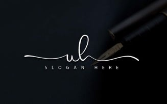 Creative Photography UH Letter Logo Design