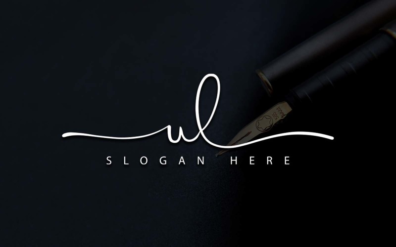 Creative Photography UL Letter Logo Design Logo Template