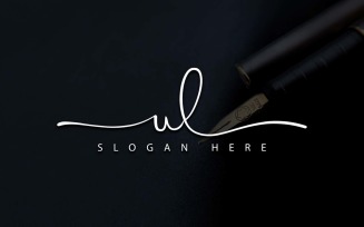 Creative Photography UL Letter Logo Design