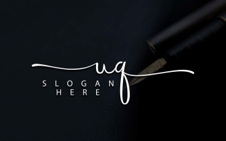 Creative Photography UQ Letter Logo Design