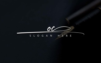 Creative Photography OC Letter Logo Design
