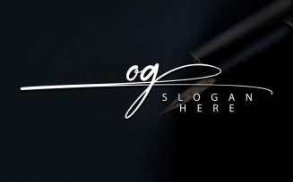 Creative Photography OG Letter Logo Design