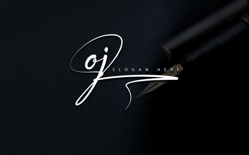 Creative Photography OJ Letter Logo Design Logo Template