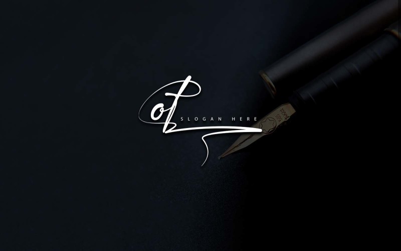 Creative Photography OT Letter Logo Design Logo Template