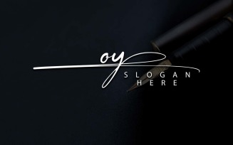 Creative Photography OY Letter Logo Design