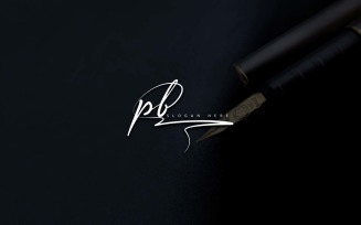 Creative Photography PB Letter Logo Design