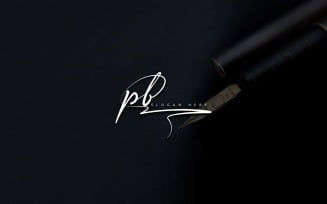 Creative Photography PB Letter Logo Design