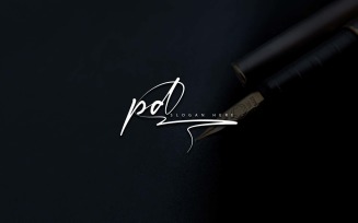 Creative Photography PD Letter Logo Design