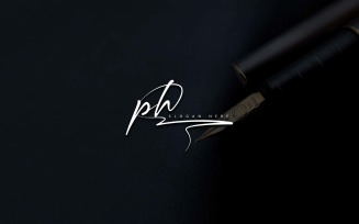 Creative Photography PH Letter Logo Design