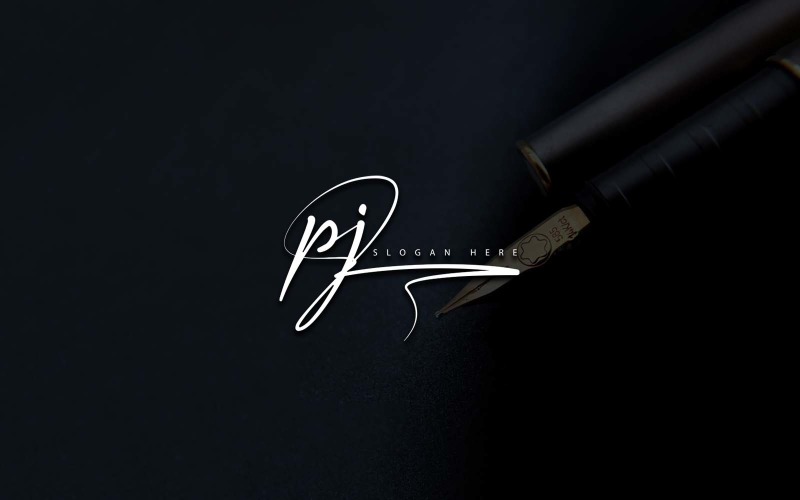 Creative Photography PJ Letter Logo Design Logo Template