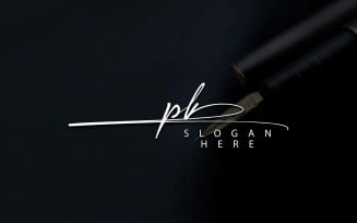 Creative Photography PK Letter Logo Design