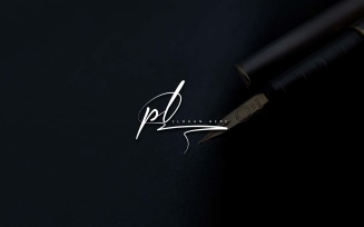 Creative Photography PL Letter Logo Design