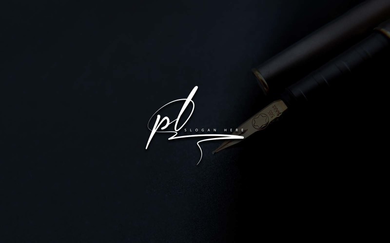 Creative Photography PL Letter Logo Design Logo Template