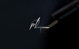 Creative Photography PL Letter Logo Design
