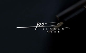 Creative Photography PO Letter Logo Design
