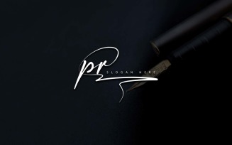 Creative Photography PR Letter Logo Design
