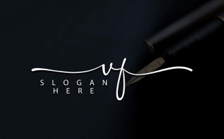 Creative Photography VF Letter Logo Design