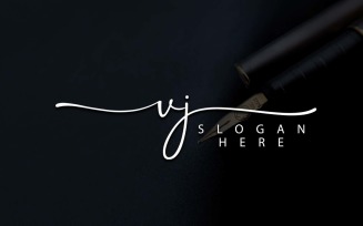 Creative Photography VJ Letter Logo Design