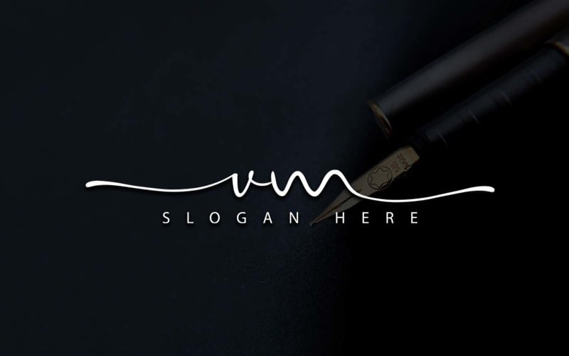 Creative Photography VM Letter Logo Design Logo Template