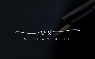 Creative Photography VX Letter Logo Design
