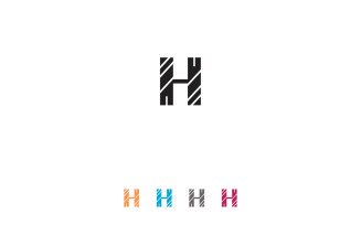 H letter logo concept or h logo design