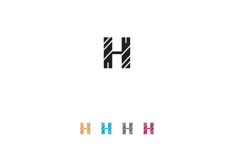 H letter logo concept or h logo design Logo Template