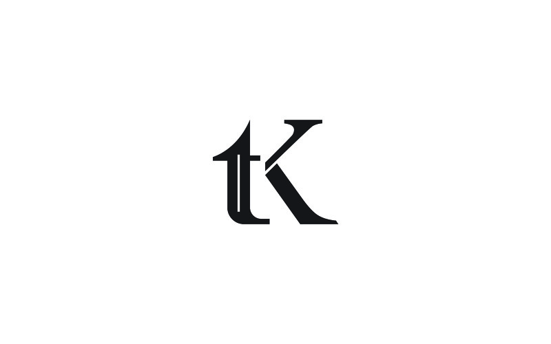 Letter TK logo vector template Logo Template