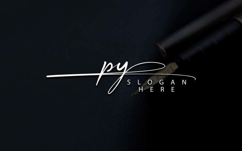 Creative Photography PY Letter Logo Design Logo Template