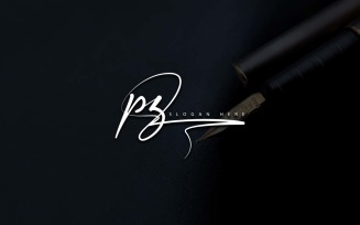 Creative Photography PZ Letter Logo Design
