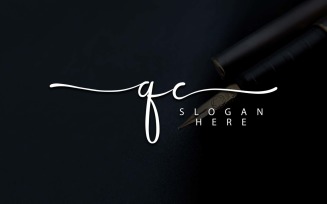 Creative Photography QC Letter Logo Design