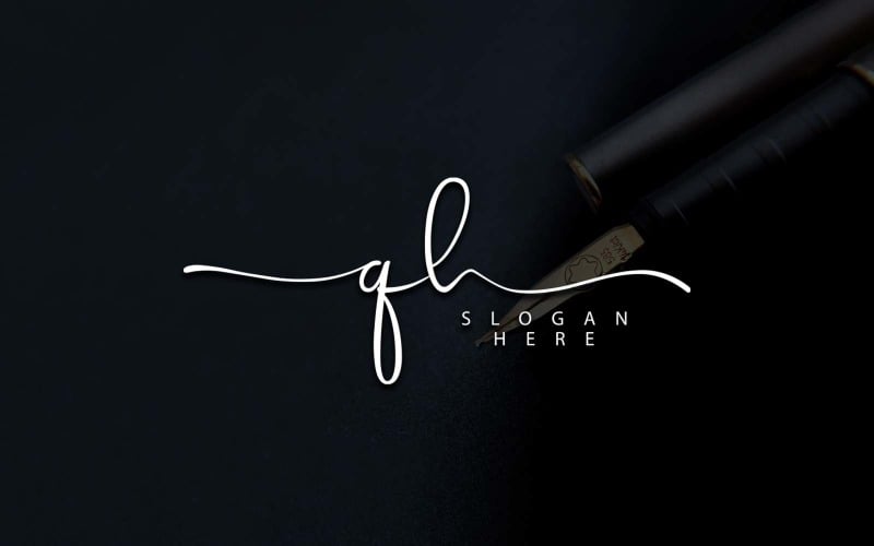 Creative Photography QH Letter Logo Design Logo Template