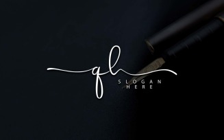 Creative Photography QH Letter Logo Design